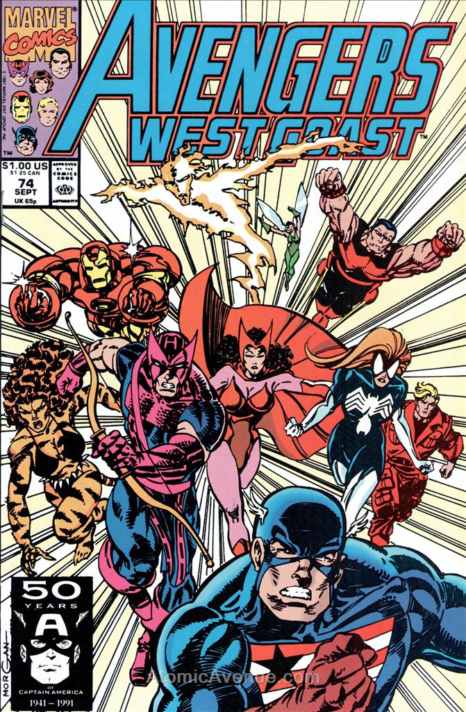 Avengers West Coast comic issue 74